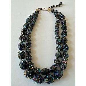 West Germany Signed Lucite Necklace